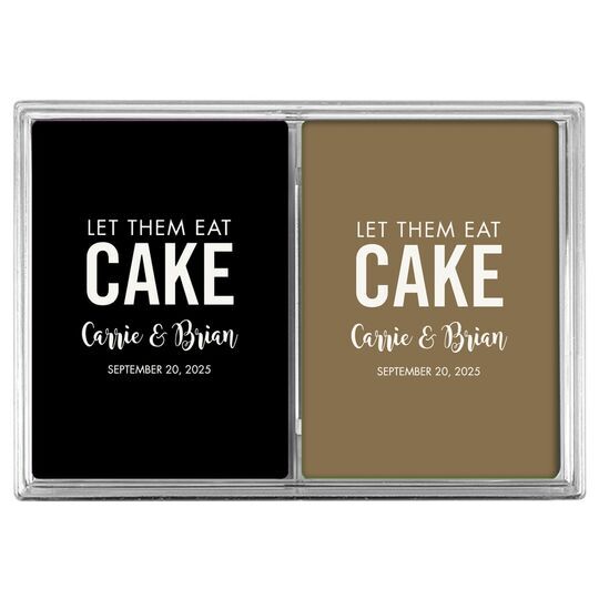 Let Them Eat Cake Double Deck Playing Cards